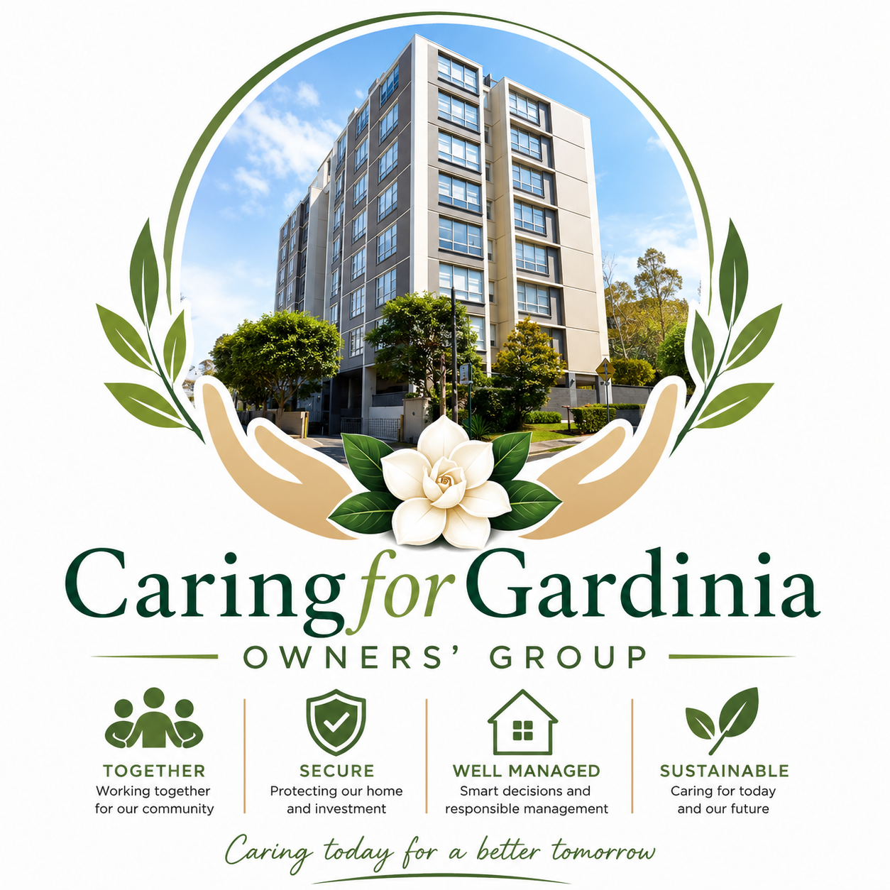 CaringforGardinia logo